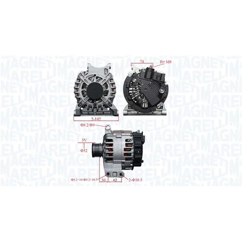 MAGNETIMARELLI kintamosios srovės generatorius 063739065010