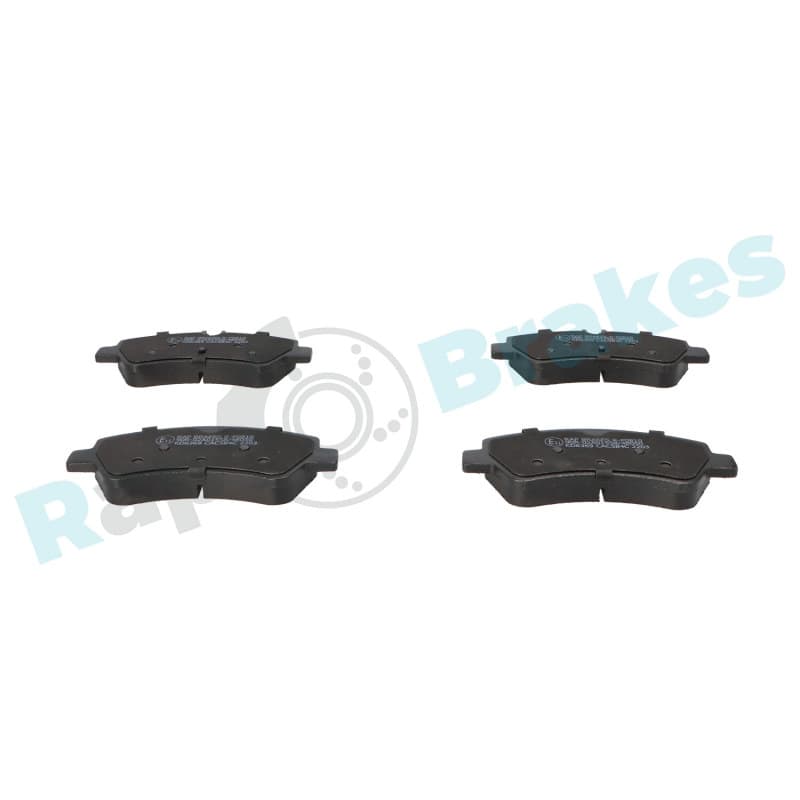 RAPBRAKES stabdžių trinkelių rinkinys, diskinis stabdys R-P0810