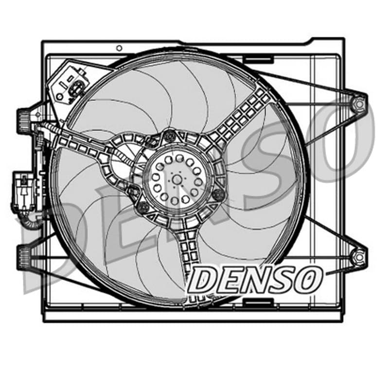 DENSO ventiliatorius, radiatoriaus DER09048