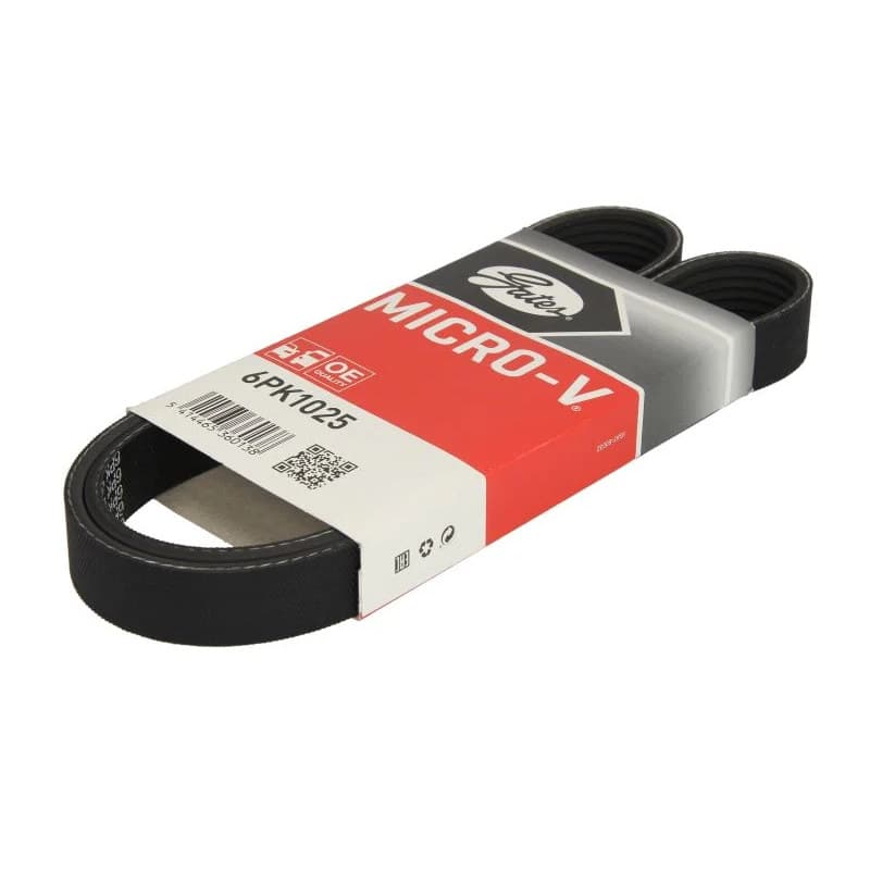 GATES V formos rumbuoti diržai 6PK1025