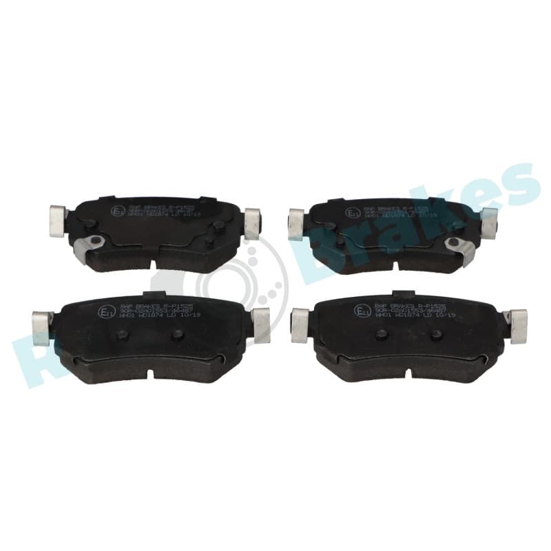 RAPBRAKES stabdžių trinkelių rinkinys, diskinis stabdys R-P1525