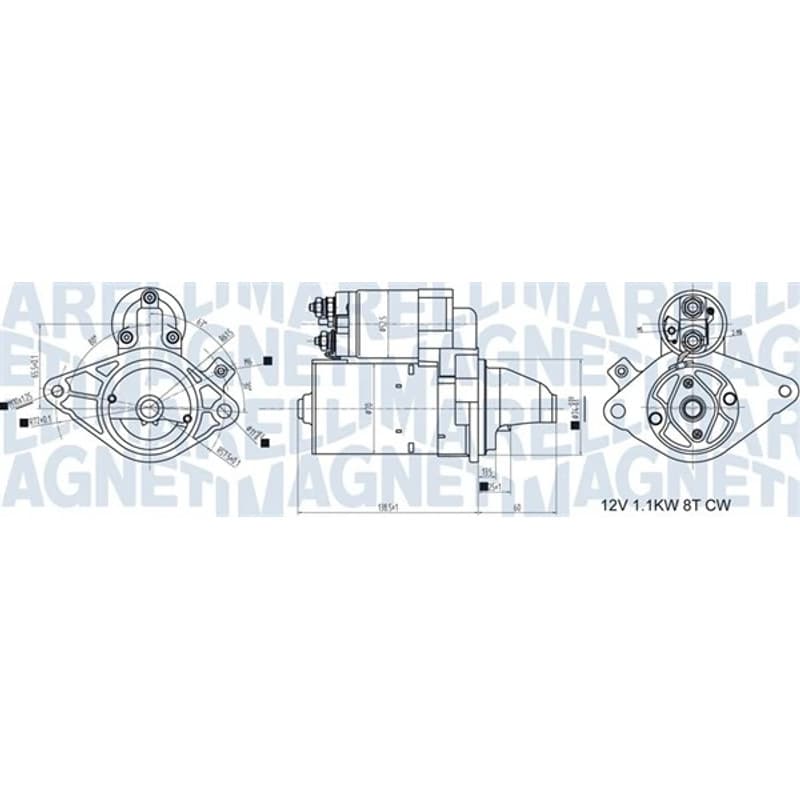 MAGNETIMARELLI starteris 063721407010