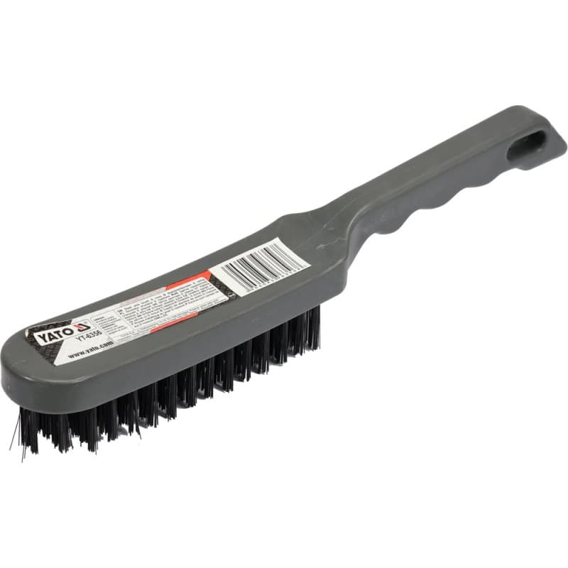 YATO Plieninė vielinė šepečio, plastikinė 6 eilių YT-6356