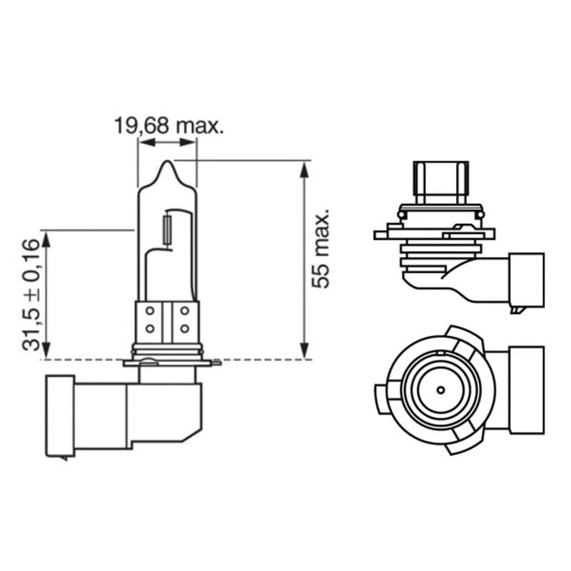 BOSCH 1 987 302 153 lemputė, prožektorius