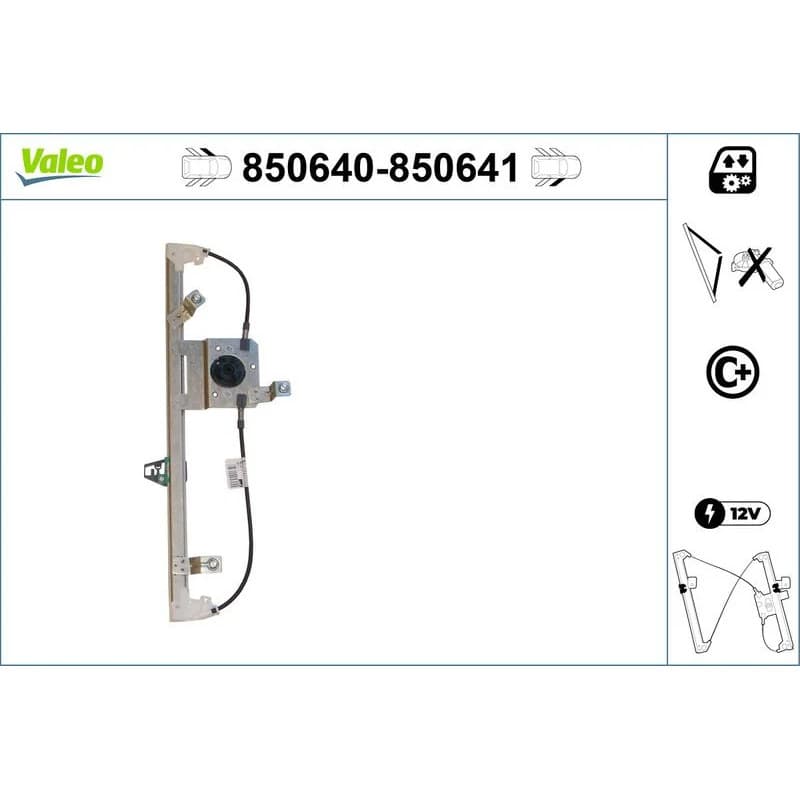 VALEO lango pakėliklis 850640