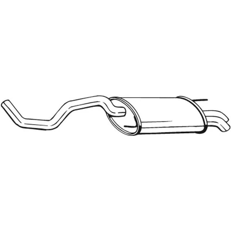 BOSAL galinis duslintuvas 233-537