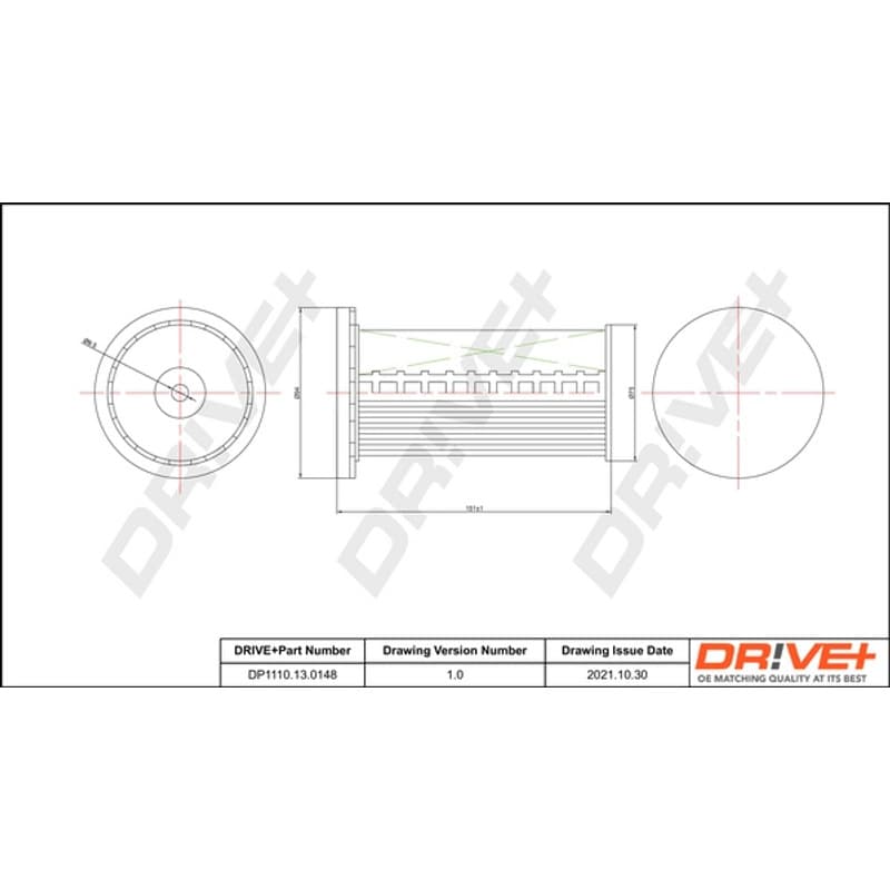 DRVE DP1110.13.0148 kuro filtras