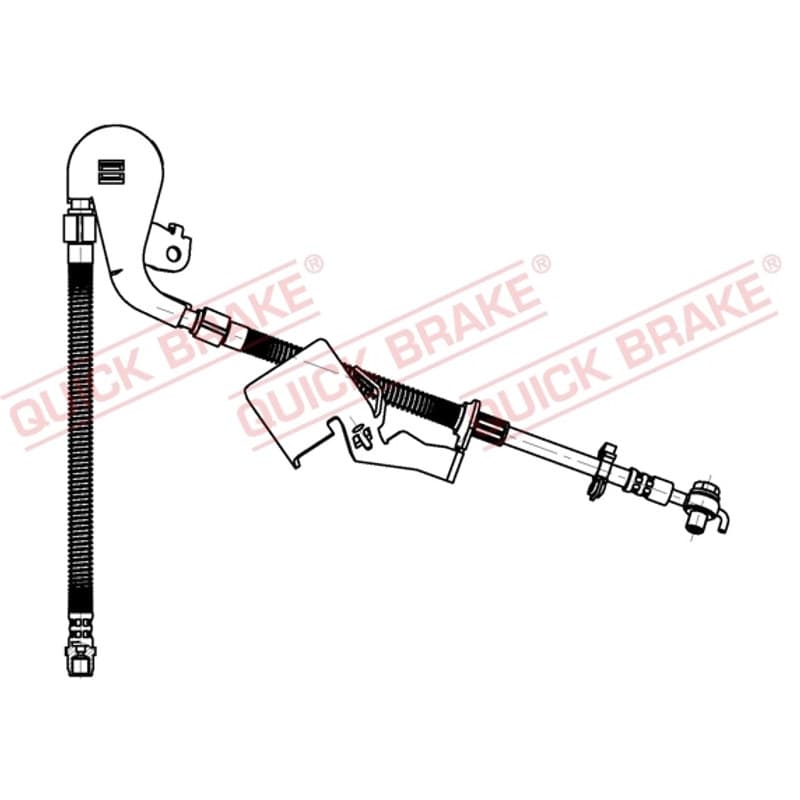 QUICKBRAKE stabdžių žarnelė 58.804X