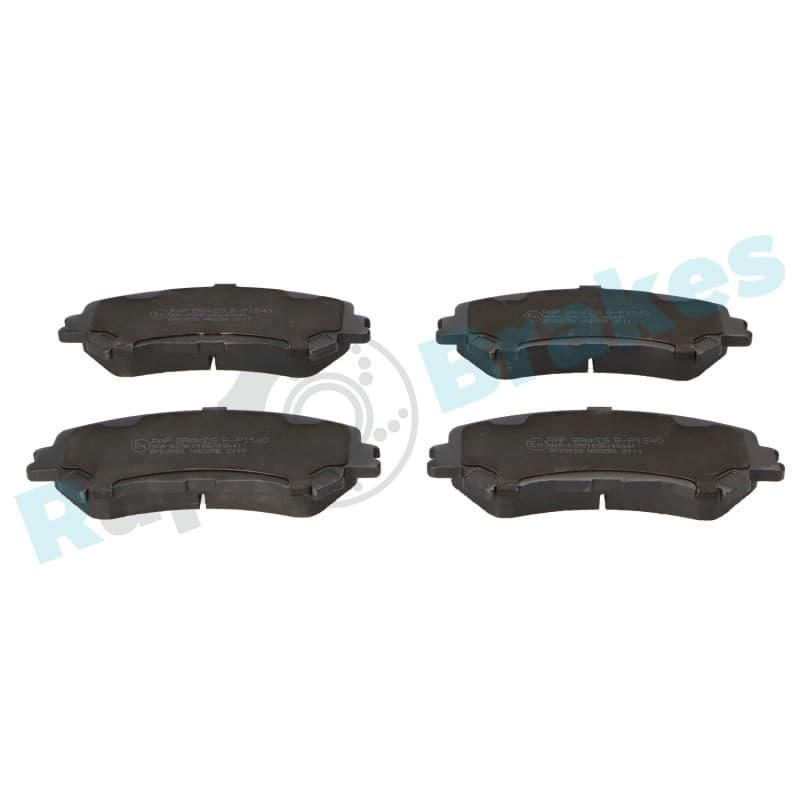 RAPBRAKES stabdžių trinkelių rinkinys, diskinis stabdys R-P1540