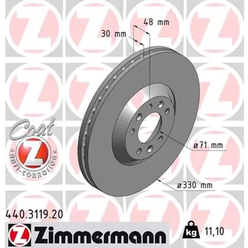 ZIMMERMANN stabdžių diskas 440.3119.20
