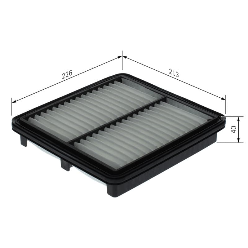 BOSCH F 026 400 667 oro filtras