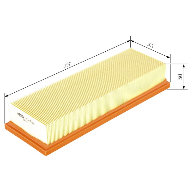 BOSCH 1 457 433 606 oro filtras