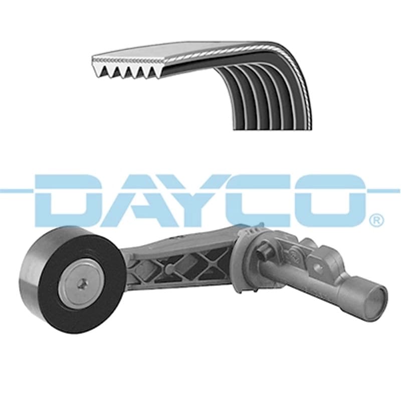 DAYCO V formos rumbuotas diržas, komplektas KPV222