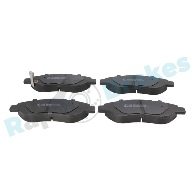 RAPBRAKES stabdžių trinkelių rinkinys, diskinis stabdys R-P0592