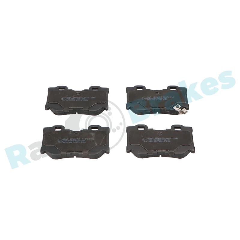 RAPBRAKES stabdžių trinkelių rinkinys, diskinis stabdys R-P1298
