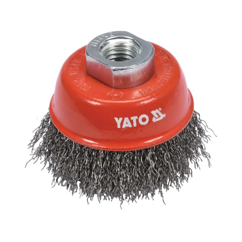 YATO Puodelio formos šepetys 65 mm M14 nerūdijančio plieno YT-47658