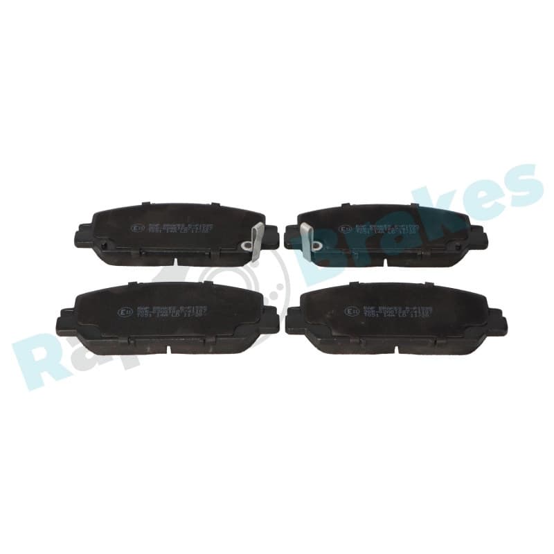 RAPBRAKES stabdžių trinkelių rinkinys, diskinis stabdys R-P1595