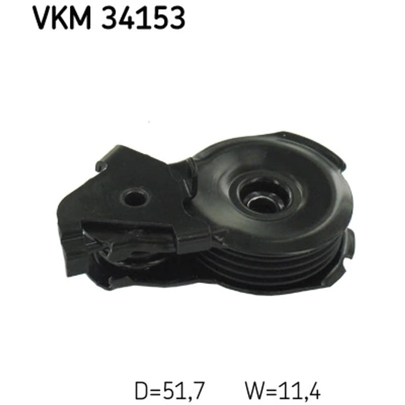 SKF VKM 34153 diržo įtempiklis, V formos rumbuotas diržas