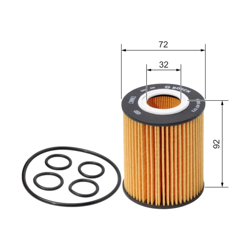 BOSCH F 026 407 073 alyvos filtras