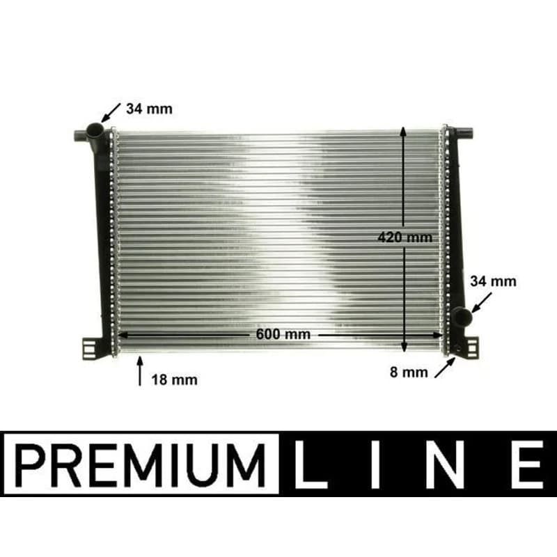 MAHLE CR 1123 000P radiatorius, variklio aušinimas