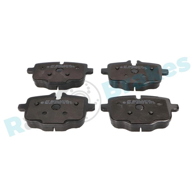 RAPBRAKES stabdžių trinkelių rinkinys, diskinis stabdys R-P0730
