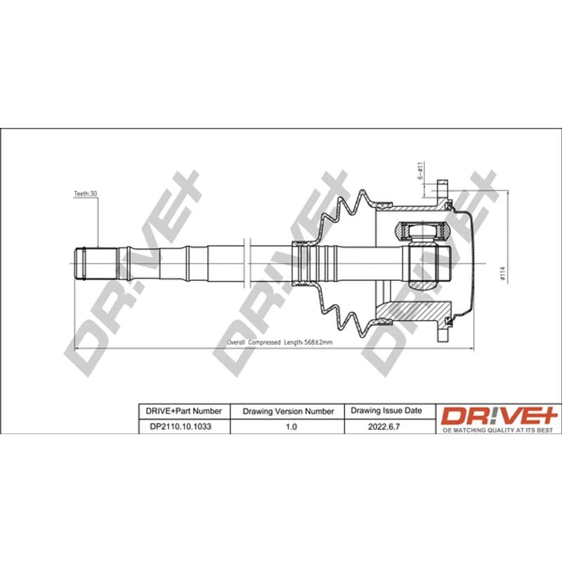 DRVE pusašis DP2110.10.1033