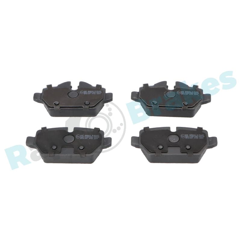 RAPBRAKES stabdžių trinkelių rinkinys, diskinis stabdys R-P0497