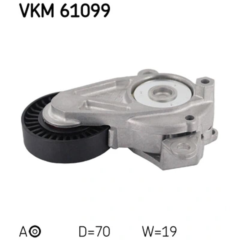 SKF VKM 61099 diržo įtempiklis, V formos rumbuotas diržas