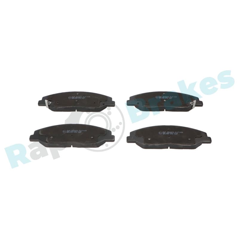 RAPBRAKES stabdžių trinkelių rinkinys, diskinis stabdys R-P1436