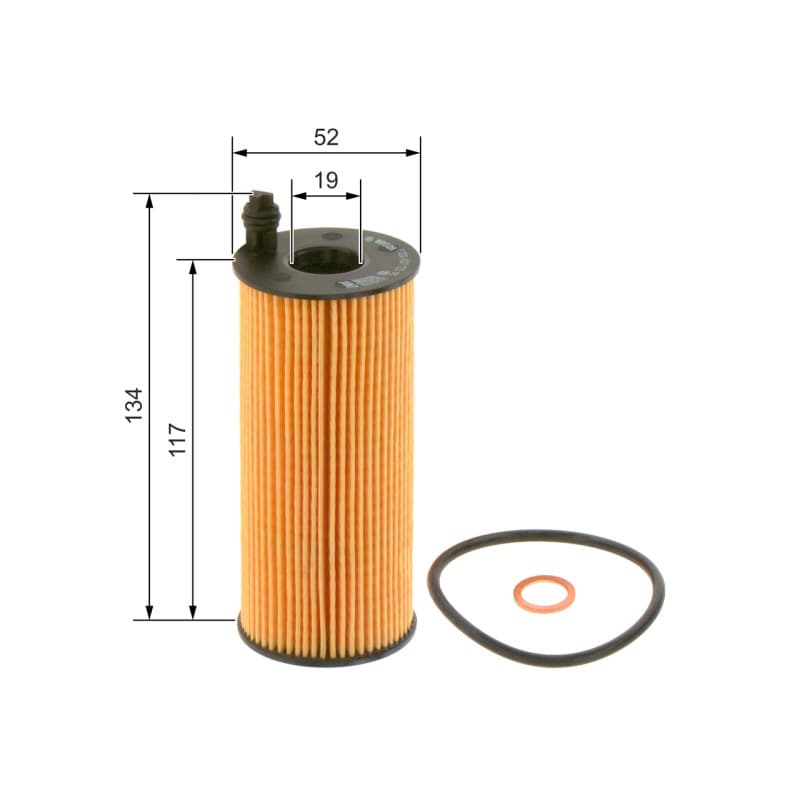 BOSCH F 026 407 123 alyvos filtras