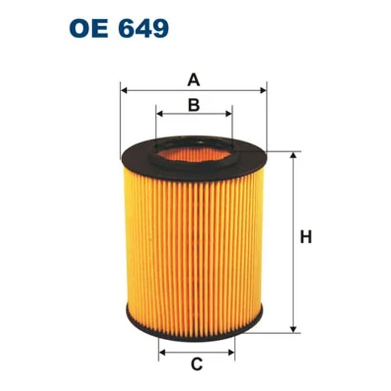 FILTRON Alyvos filtras OE 649