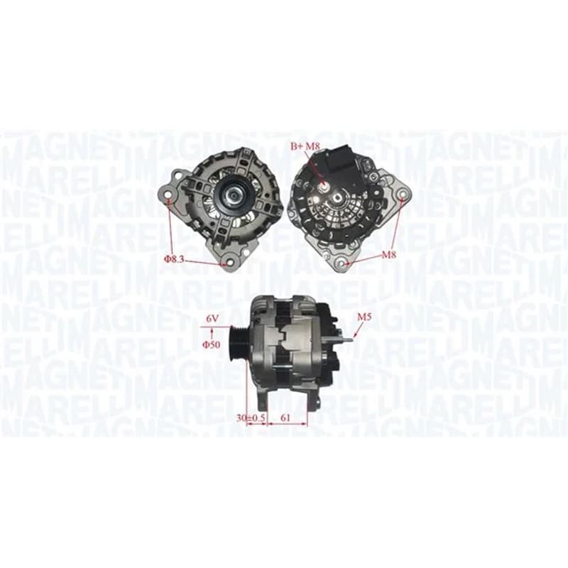 MAGNETIMARELLI kintamosios srovės generatorius 063735695010