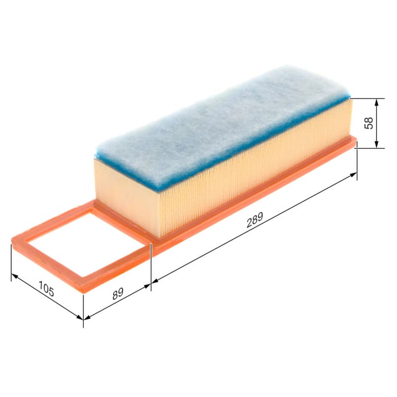 BOSCH F 026 400 428 oro filtras