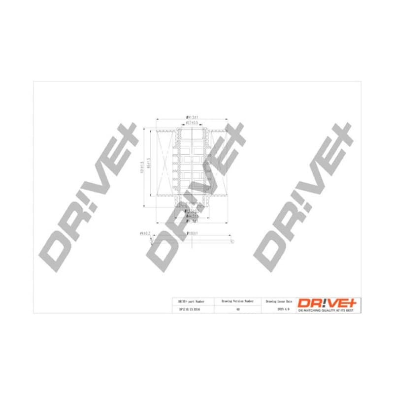 DRVE kuro filtras DP1110.13.0316