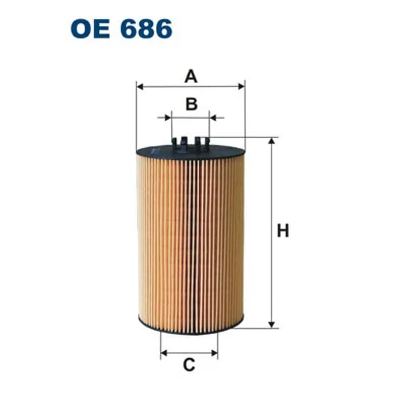 FILTRON Alyvos filtras OE 686