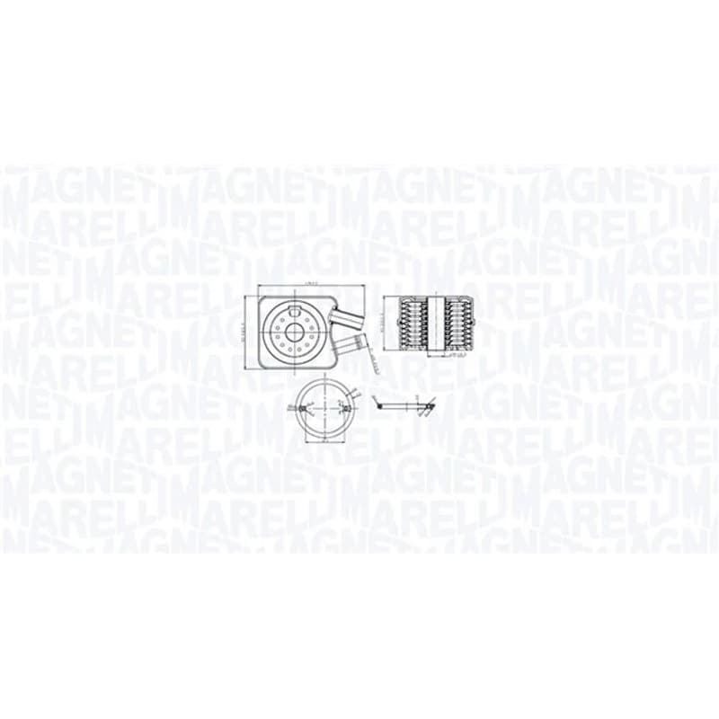 MAGNETIMARELLI alyvos aušintuvas, variklio alyva 350300003200