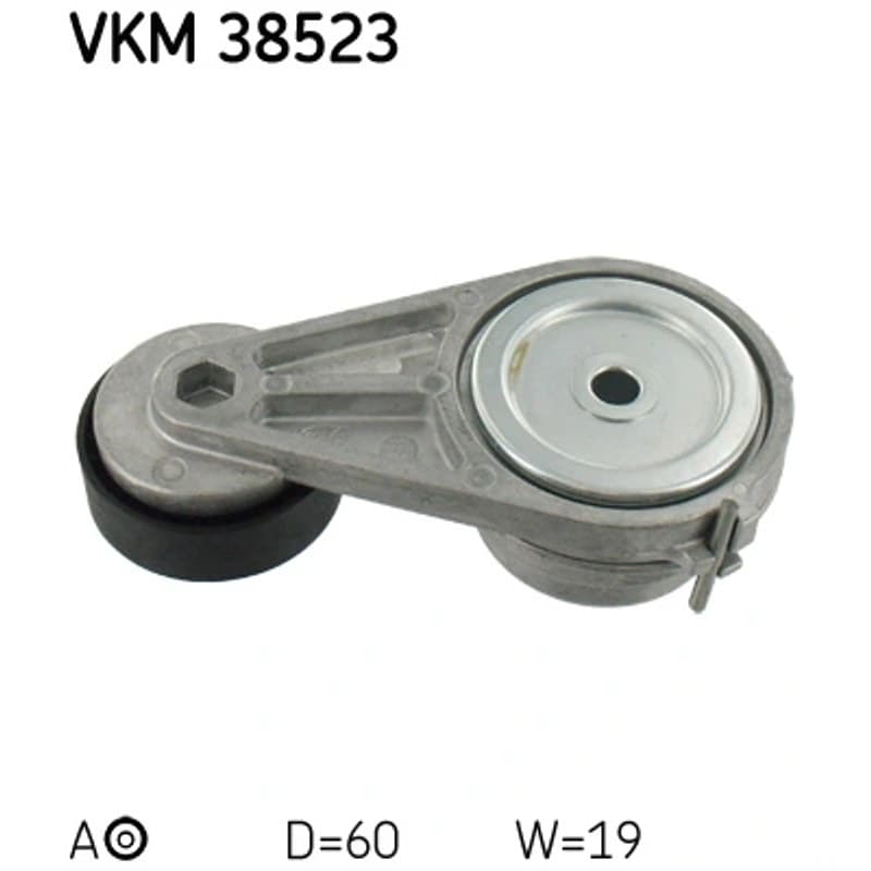 SKF VKM 38523 diržo įtempiklis, V formos rumbuotas diržas