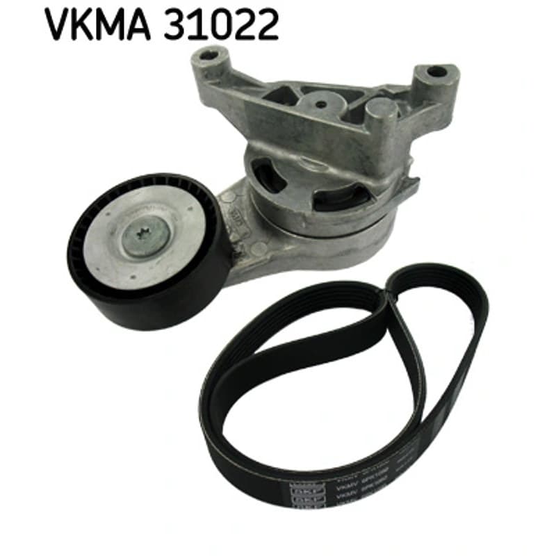 SKF VKMA 31022 V formos rumbuotas diržas, komplektas
