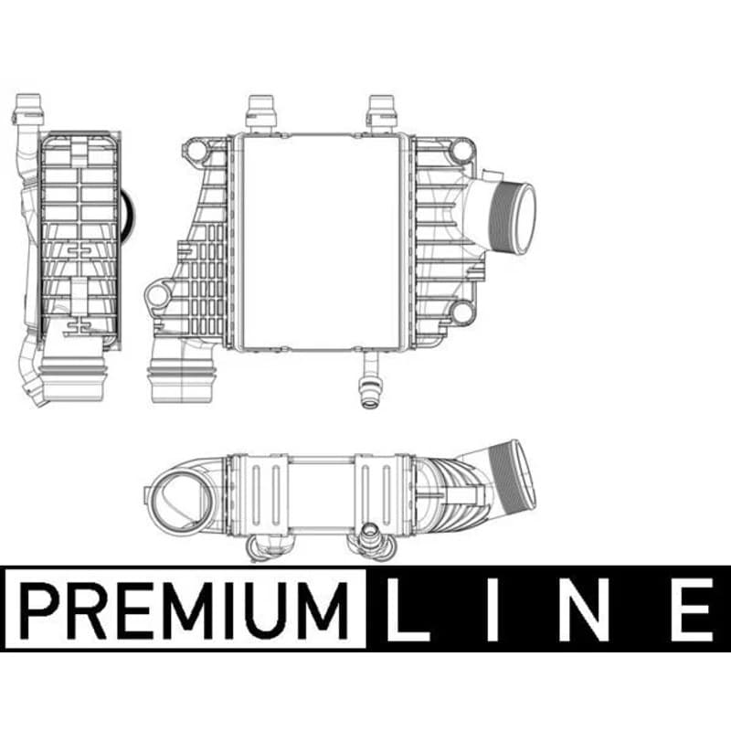 MAHLE CI 410 000P tarpinis suslėgto oro aušintuvas, kompresorius