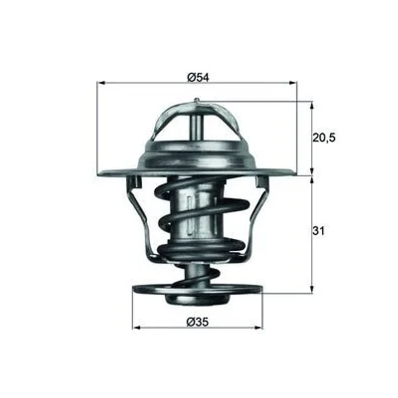 MAHLE TX 13 80D termostatas, aušinimo skystis