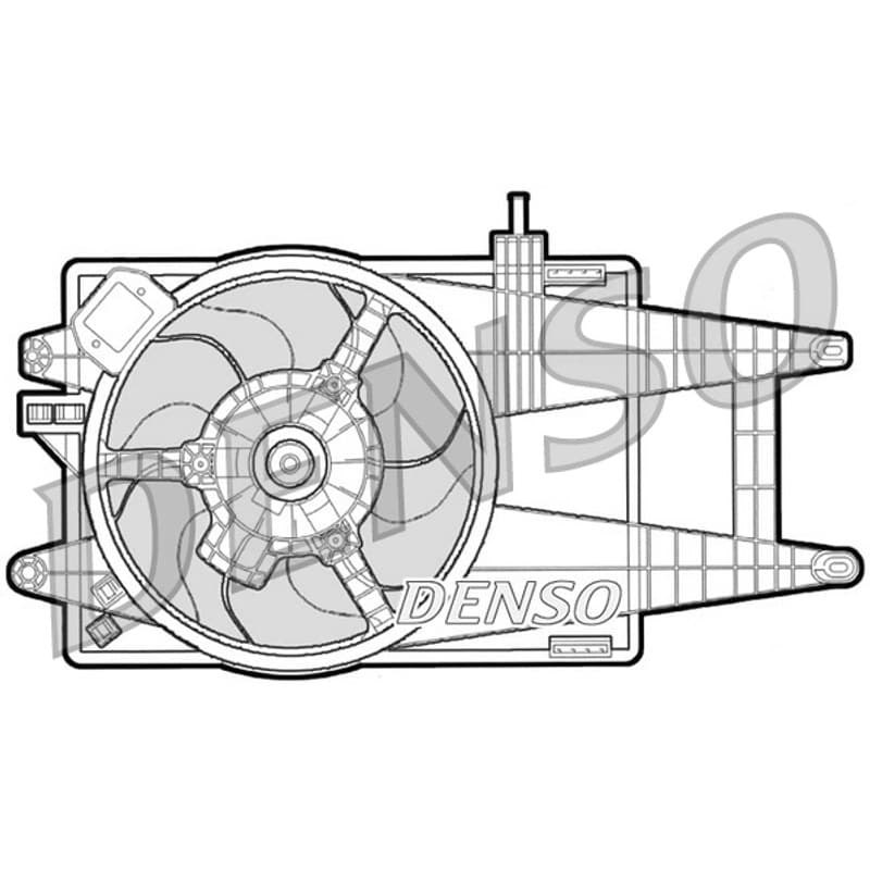 DENSO ventiliatorius, radiatoriaus DER09040