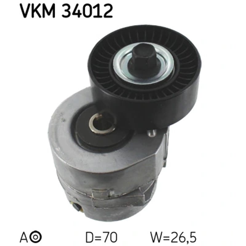 SKF VKM 34012 diržo įtempiklis, V formos rumbuotas diržas