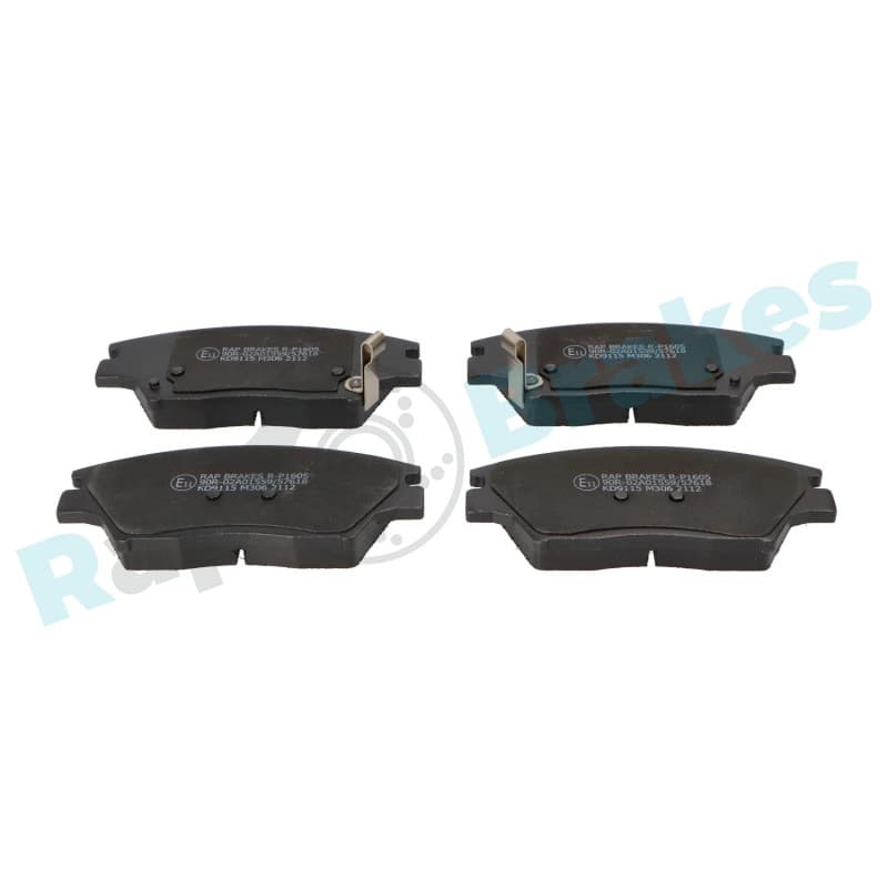 RAPBRAKES stabdžių trinkelių rinkinys, diskinis stabdys R-P1605