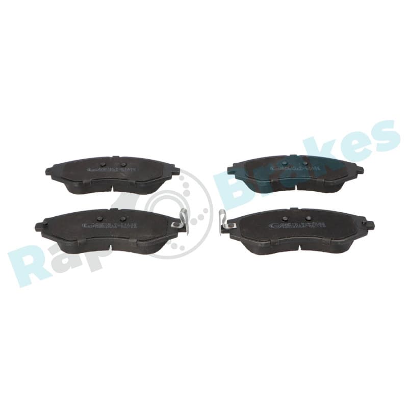 RAPBRAKES stabdžių trinkelių rinkinys, diskinis stabdys R-P1142
