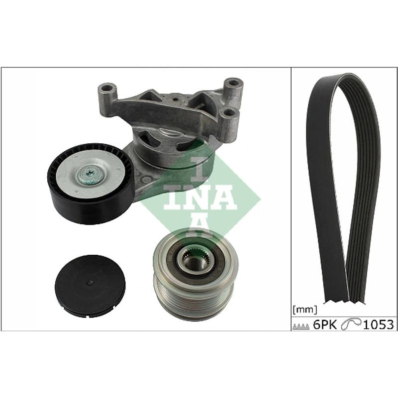 SCHAEFFLERINA V formos rumbuotas diržas, komplektas 529 0052 20