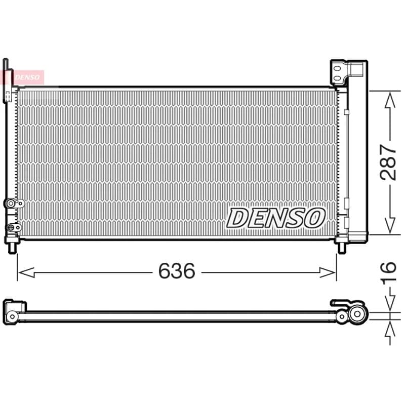 DENSO kondicionieriaus radiatorius DCN50122 DENSO