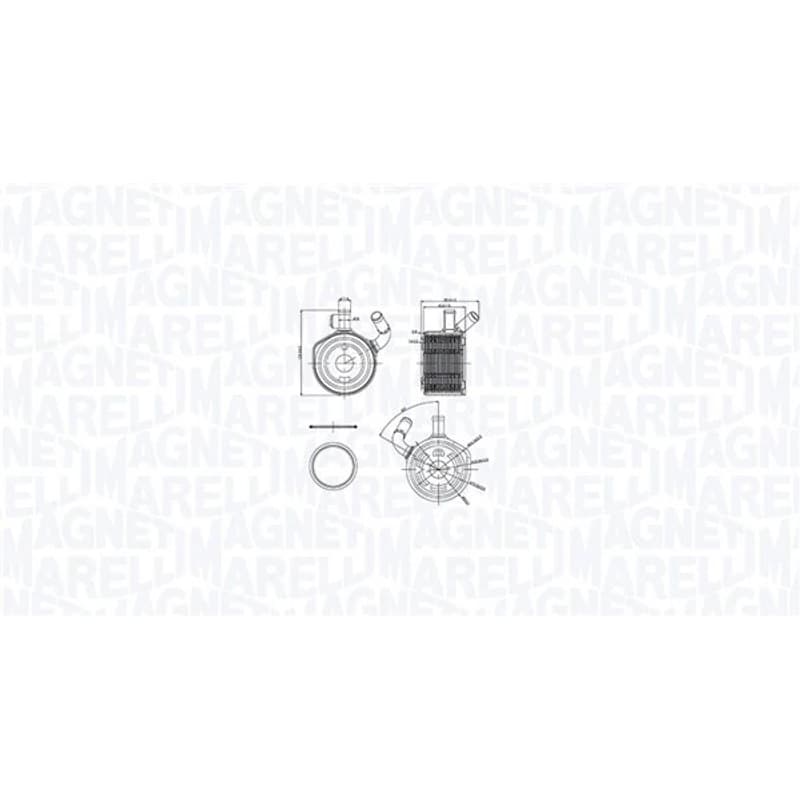 MAGNETIMARELLI alyvos aušintuvas, variklio alyva 350300002900