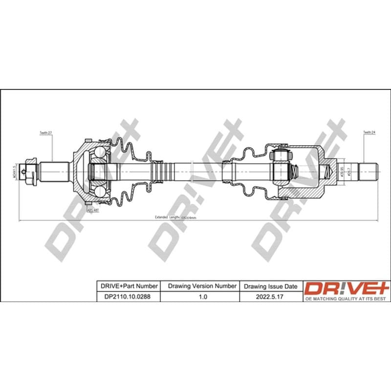 DRVE pusašis DP2110.10.0288