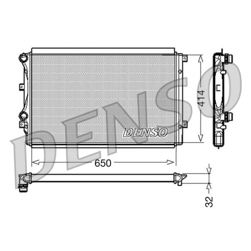 DENSO radiatorius, variklio aušinimas DRM32015
