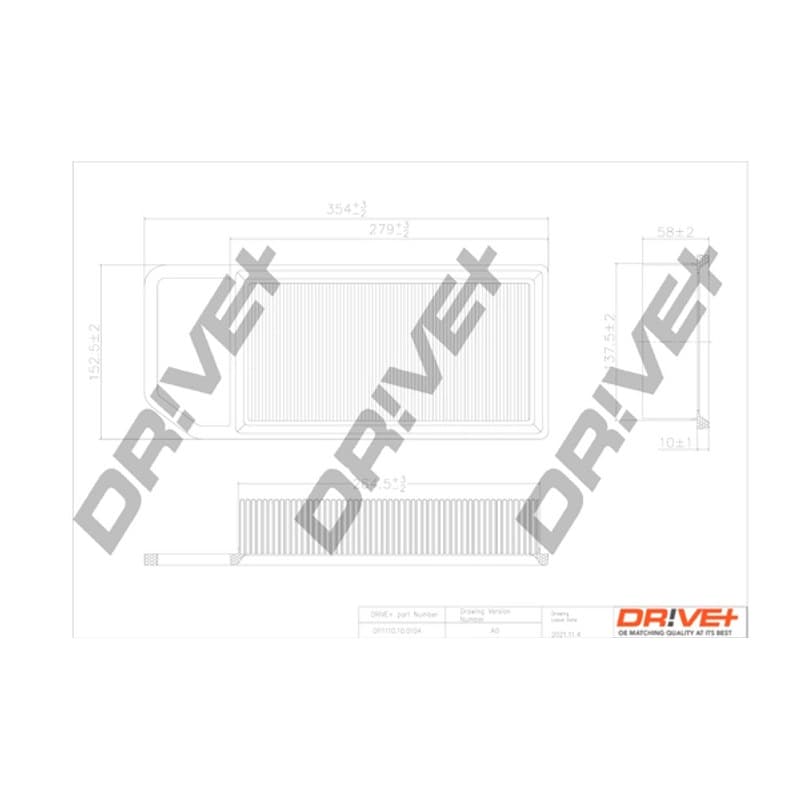DRVE oro filtras DP1110.10.0104